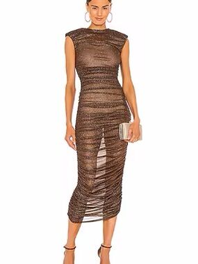 Bronx and Banco Maya brown dress